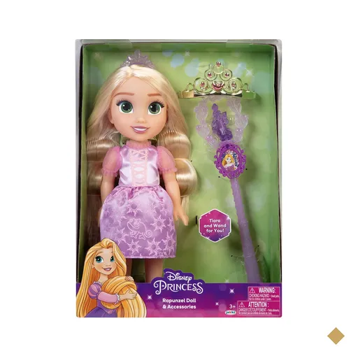 Boneca Princesas da Disney Multikids Rapunzel com varinha e tiara - BR1928OUT…