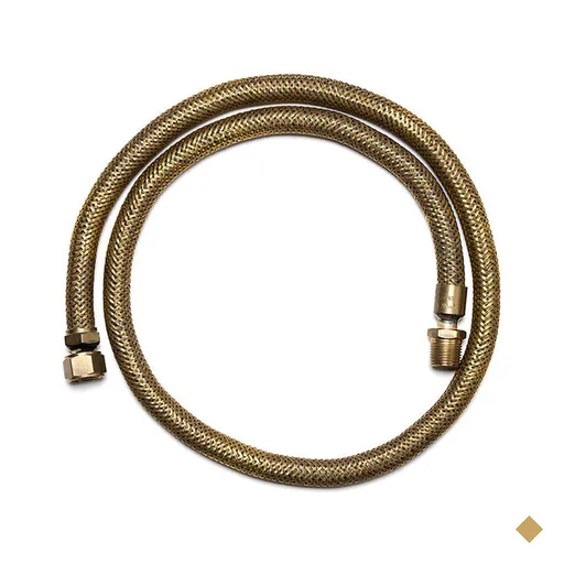 Mangueira Metálica Flexível 1,2M para Fogão, Cooktop e Forno