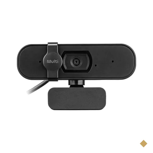 Webcam 2K com Foco Automático 30 FPS USB Preto Multi - WC057