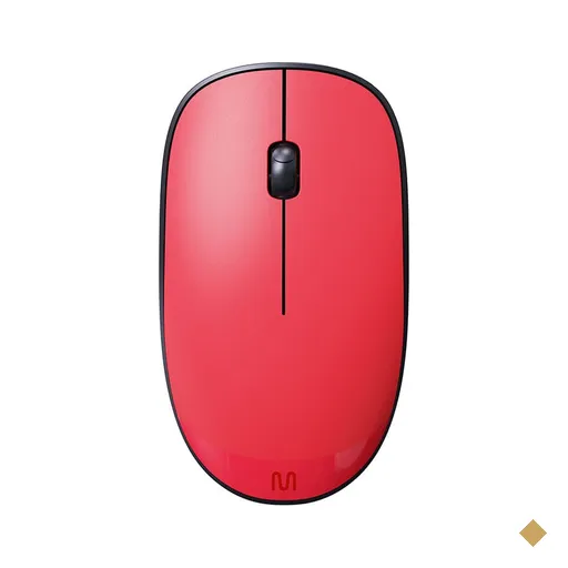Mouse Sem Fio Slim MS300 1200 DPI 3 botões Vermelho Multi - MO343