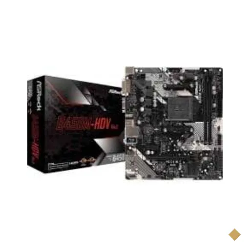 Placa Mãe ASRock B450M-HDV R4.0, Chipset B450, AMD AM4, mATX, DDR4