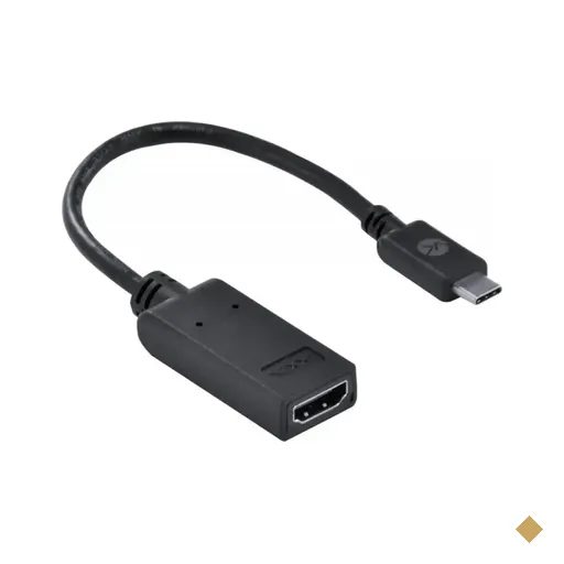 Cabo Adaptador Conversor USB Tipo-C (M) x HDMI (F) Preto - Vinik