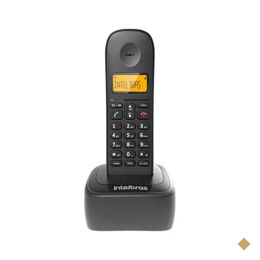Telefone Intelbras TS 2510 Sem Fio Digital, DECT 6.0, Identificador de…