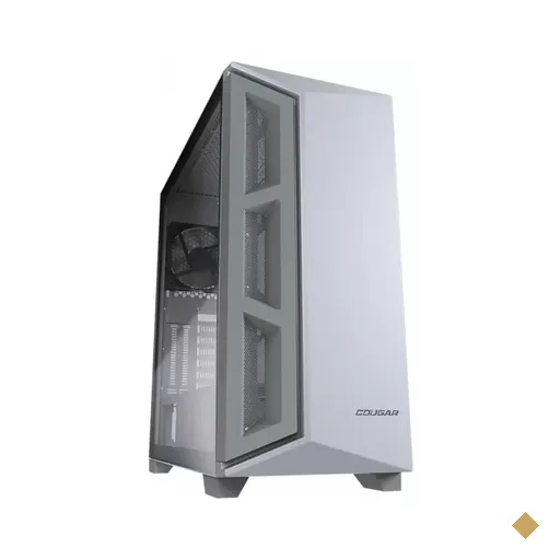 Gabinete Cougar Gamer DarkBlader X5 White, Lateral em Vidro Temperado, 1 Fan…