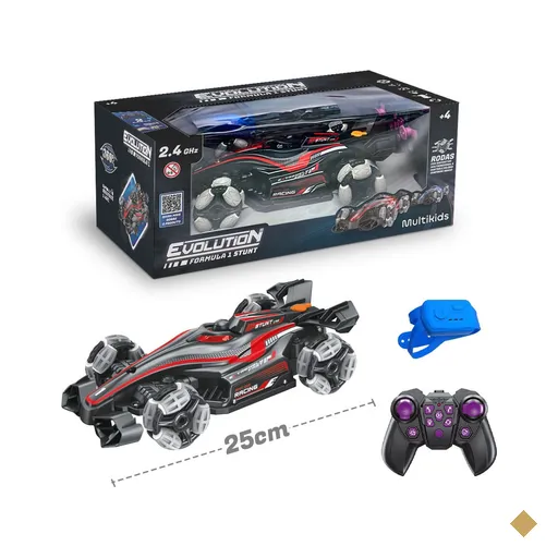 Carro de Formula 1 Vermelho de Controle Remoto Com Luz e Som Multikids -…