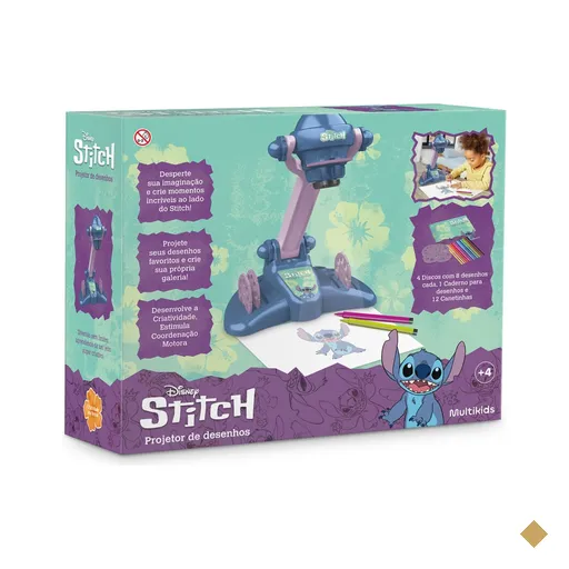 Projetor De Desenhos Stitch Multikids  - BR2535OUT [Reembalado]