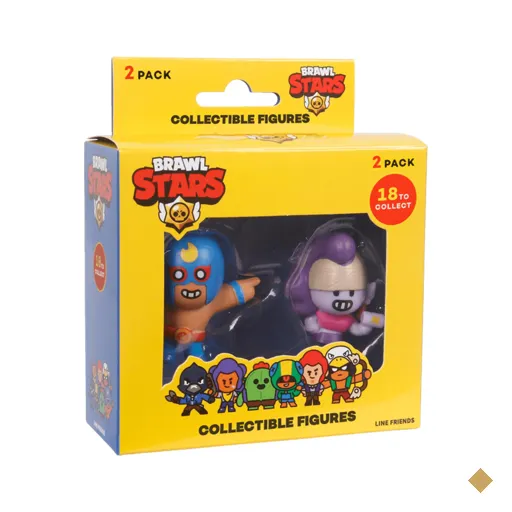 Bonecos Brawl Stars 2 Pack Sortido Multikids - BR2365OUT [Reembalado]