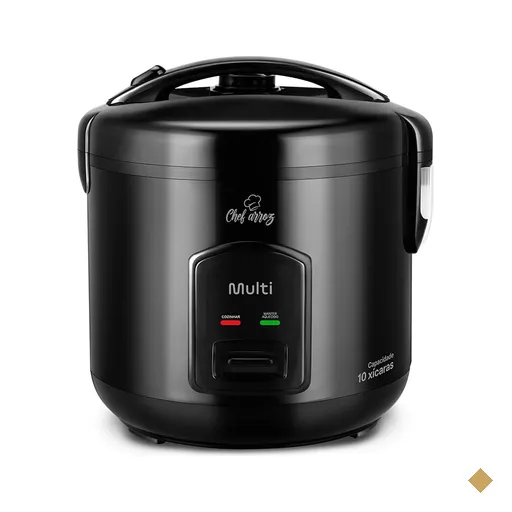 Panela De Arroz 10 Xícaras Função Manter Aquecido 220v-700w Preta Multi -…