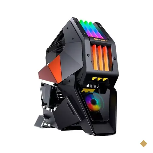 Gabinete Gamer Cougar CONQUER 2, RGB, FULL-TOWER, LATERAL DE VIDRO, 1 FAN, Pret…