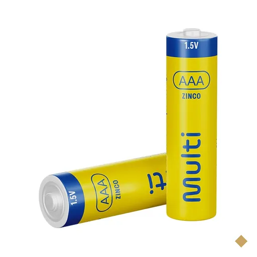 Pilha De Zinco AAA Com 4 Unidades Multi - PZ002