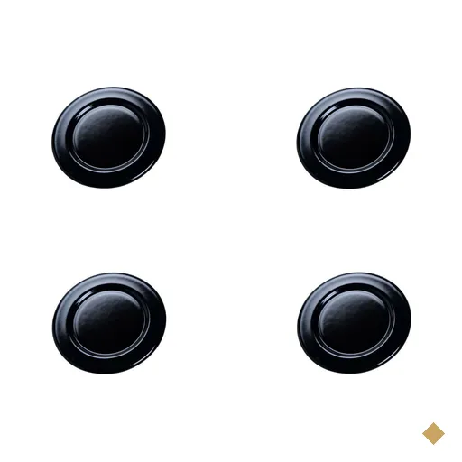Combo 4 Capas do Queimador de Boca Grande para Fogão e Cooktop  - CJ