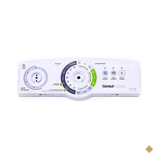 Painel de Controle Decorativo para Máquina de Lavar Consul
