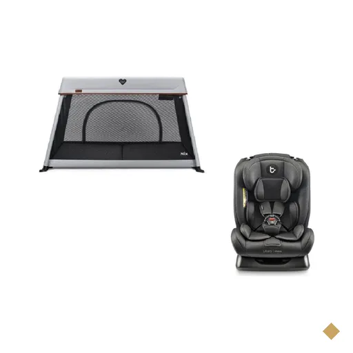 Kit Berço Nix 2 em 1 de 0-15Kg + Cadeirinha para carro Litet 0-36kg - BB691K