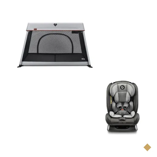Kit Berço Nix 2 em 1 de 0-15Kg + Cadeirinha para carro Litet 0-36kg - BB6911K