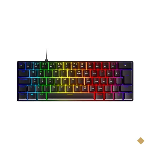 Teclado Mecânico Gamer PCYES ZOT Led RGB com Switch Outemu Red ABNT2 USB