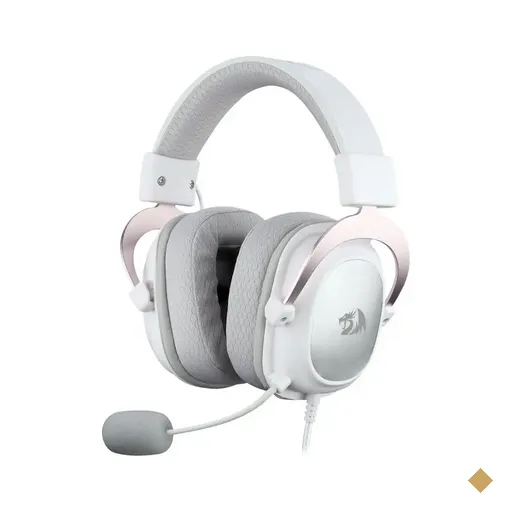Headset Gamer Redragon Hero Sakura Edition H530-W P3 Branco