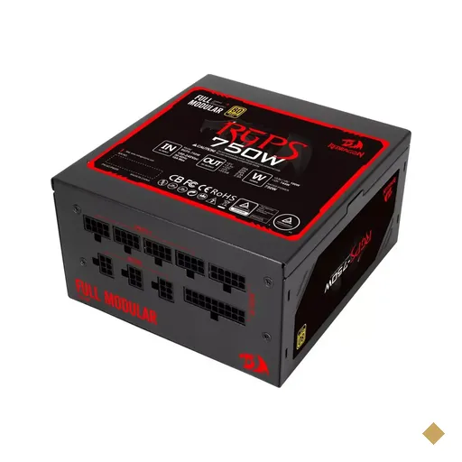 Fonte Redragon 750W RGPS Series Full Modular ATX12V v2.x RGPS-750W 80 PLUS Gold