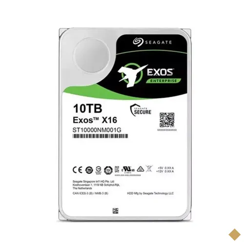 HD Seagate 10TB Exos Enterprise X16 7200RPM 256MB 3,5″ SATA 6.0Gb/s…
