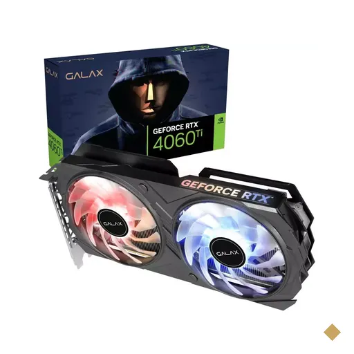 Placa de Vídeo GALAX GeForce RTX 4060Ti EX (1-Click OC) 8GB GDDR6 128-bit…