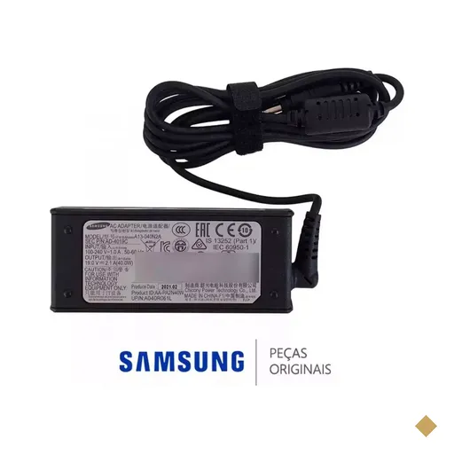 Fonte Carregador P/ Samsung A13-040N2A 19v 2.1a 40w