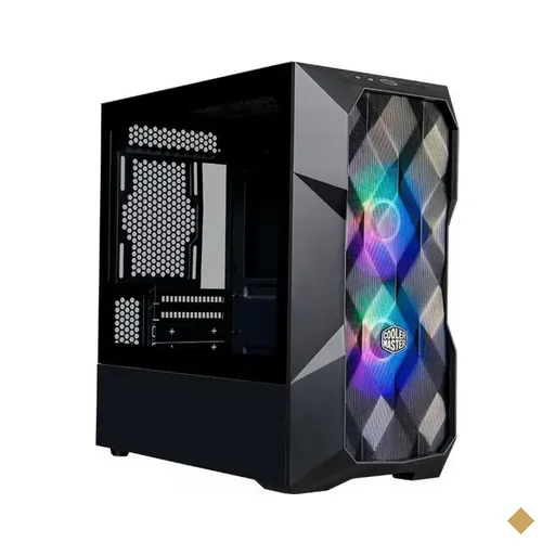 Gabinete Cooler Master MasterBox TD300 Mesh, Lateral em Vidro Temperado, Mid…