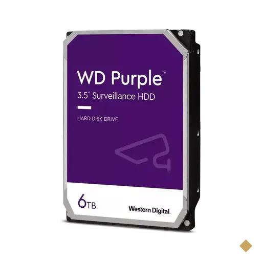 HD Western Digital Purple Series 6TB 5400RPM 256MB SATA 6.0Gb/s WD63PURZ