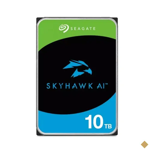 HD Seagate 10TB SkyHawk AI Surveillance 7200RPM 256MB 3,5″ SATA 6.0Gb/s…