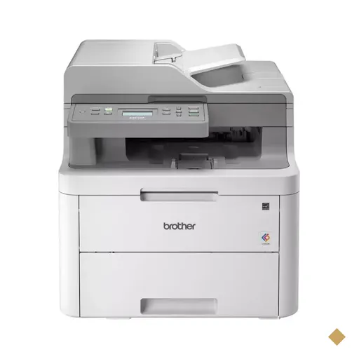 Multifuncional Brother LED DCP-L3551CDW WiFi Ethernet USB Colorida