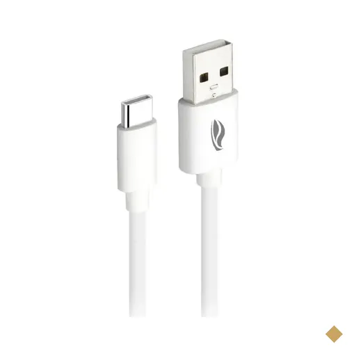 Cabo Conversor USB Tipo-C (M) x USB Tipo-A (M) 1m Branco - C3Tech