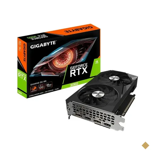 Placa de Vídeo Gigabyte GeForce RTX 3060 Gaming OC 8GB GDDR6 128-bit PCI-E 4.0…