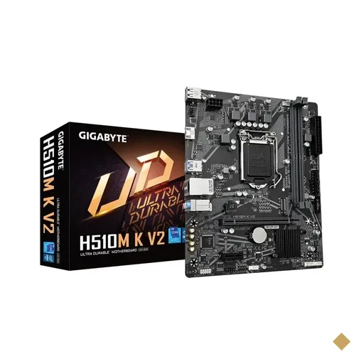 Placa Mãe Gigabyte H510M K V2 (Intel H510/LGA 1200/M.2)