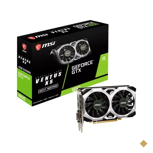 Placa de Vídeo MSI GeForce GTX 1650 D6 Ventus XS OCV1 4GB GDDR6 128-bit PCI-E…