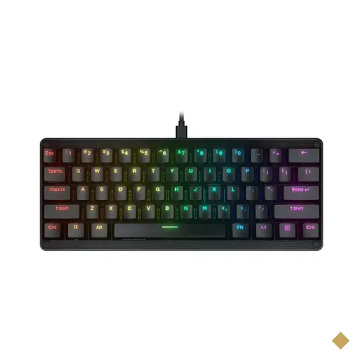 Teclado Mecânico Gamer Cougar Puri Mini RGB, 60%, com Switch Red US