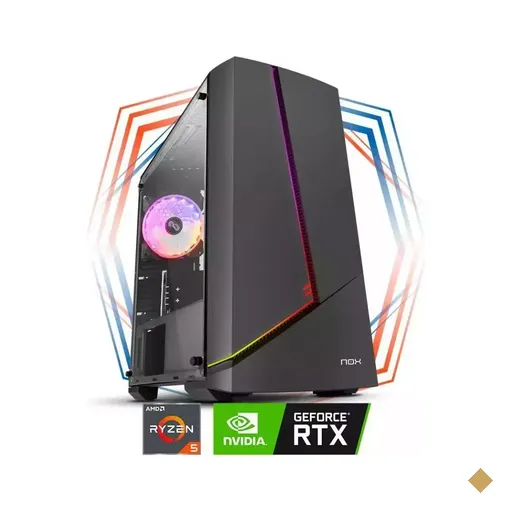 PC Gamer Genisys V Robust - AMD Edition (AMD Ryzen 5 5600X 6-Core, 16GB…