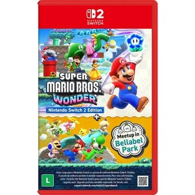 Jogo Super Mario Bros. Wonder Nintendo Switch 2 Edition + Meetup In Bellabel…