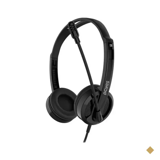 Headset PCYes Office PHB300 P2/P3 - Preto