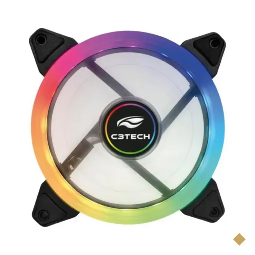 FAN Cooler C3Tech Gaming 120mm LED ARGB F11-L220RGB - Controlável