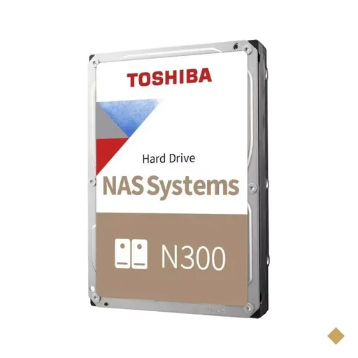 HD Toshiba 8TB N300 7200RPM 256MB 3,5″ SATA 6.0Gb/s HDWG480XZSTA