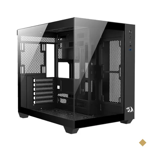 Gabinete Redragon Wideload Lite, Lateral em Vidro Temperado, Mid Tower Preto