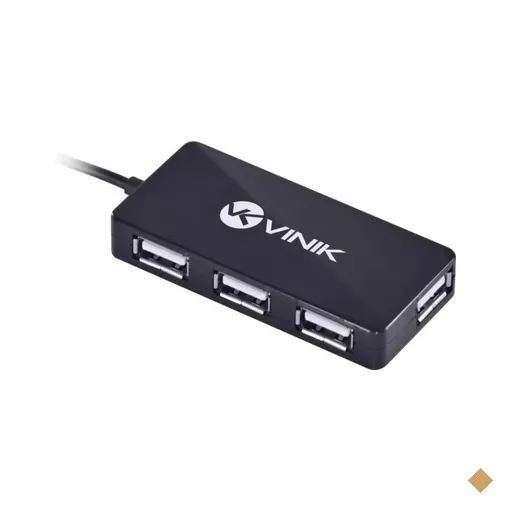 HUB Vinik HUV-20 4 Portas USB 2.0 Preto