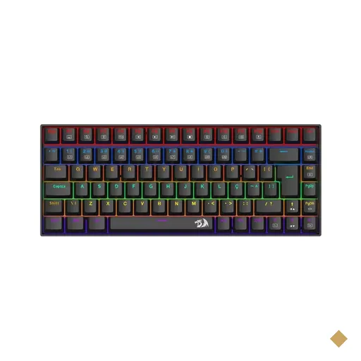 Teclado Mecânico Gamer Redragon Phantom, Switch Brown 75% RGB ABNT2	