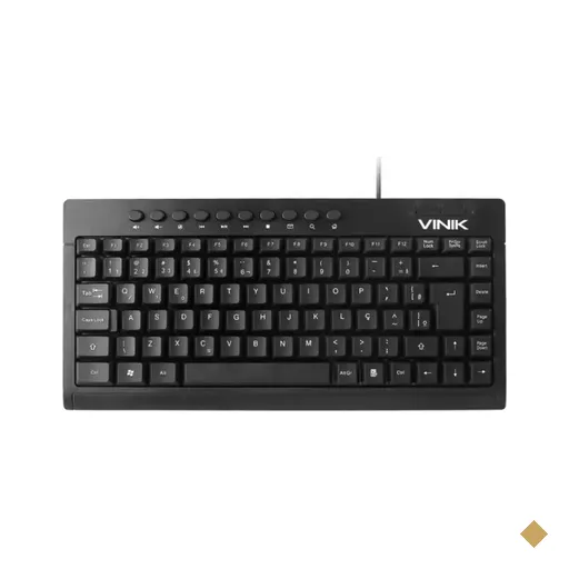 Teclado Vinik Mini Dynamic Multimídia DT111 USB Preto