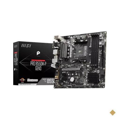 Placa Mãe MSI PRO B550M-P GEN3 (Socket AM4/AMD B550/M.2)