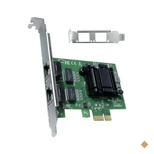 Placa de Rede Vinik PRV2P1000E Dual Port 10/100/1000 Gigabit (Low Profile) PCI…