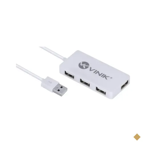 HUB Vinik HUV-20B 4 Portas USB 2.0 Branco