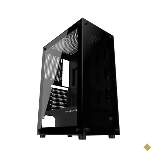 Gabinete Bluecase Gamer Prism BG-045,  Frontal e Lateral em Vidro Temperado…