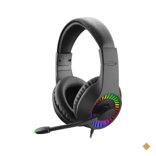 Headset Gamer T-Dagger Caspian, LED RGB, Drivers de 40mm, 3,5mm, Black