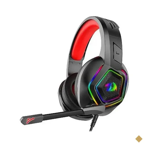Headset Gamer Redragon MEDEA RGB H280 P2 Preto