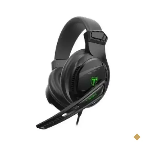 Headset Gamer T-Dagger Mckinley, Drivers de 40mm, P2, Black e Green