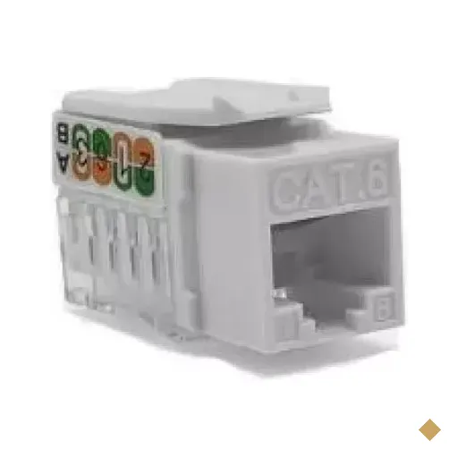 Conector Keystone PlusCable RJ45 CAT6 180 Graus Fêmea LA-K60